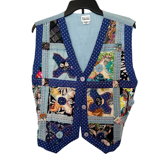 Vintage Jackets & Blazers - Vintage embroidered colorful vest